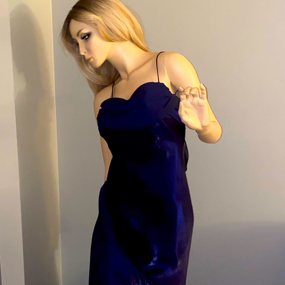 Betty & Adam long blue dress number 9